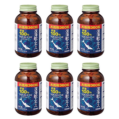 オリヒロ 深海鮫エキス カプセル徳用 360粒 ［6点セット］