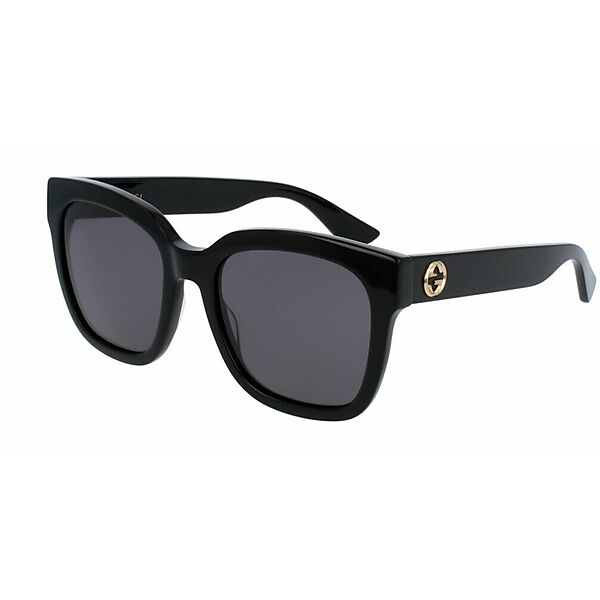 サングラス GUCCIGG0034SN 001 Black/Black Gray Square Women Sunglasses