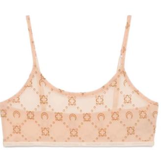 MARINE SERRE Women Bras WUW058ACJER0005 BG60 CAMEL