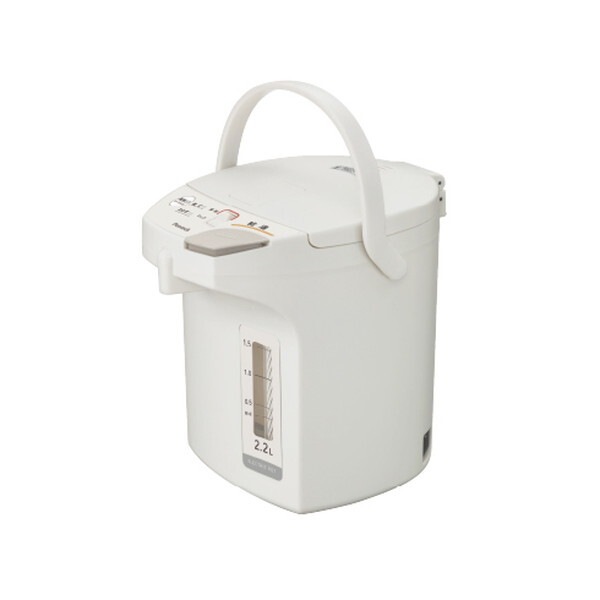 WMS-22 ライトグレー 省エネタイプ [電動給湯式電気ポット (2.2L)]