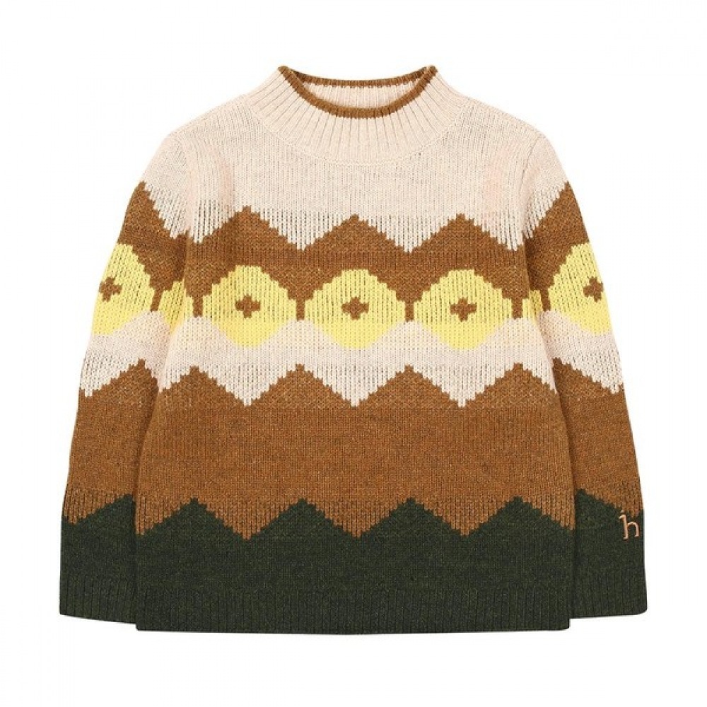 ヘジスキッズ フェアアイルプルオーバー HUW11KR02M_OT