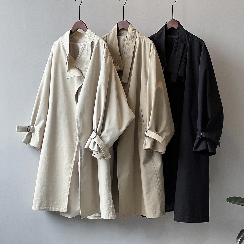 韓国 トレンチコート レディース 2024 春 新作 ゆったり ロングアウター コート 春アウター ジャケット