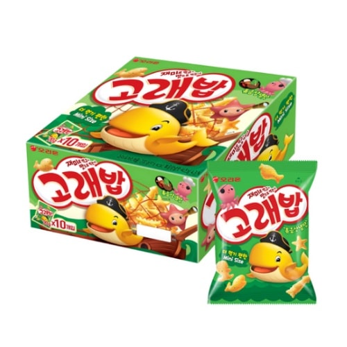 韓国のお菓子 鯨ご飯ミニ　炒めヤンニョム味 20gX10個入り