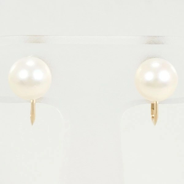 K18 18金 YG イエローゴールド イヤリング パール(真珠) ジュエリー 中古