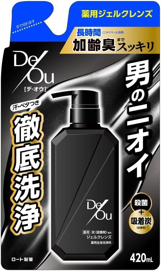 Qoo10最安値挑戦 デ・オウ 薬用ジェルクレンズ （メントール） 詰め替え用 420mL × 4個セット