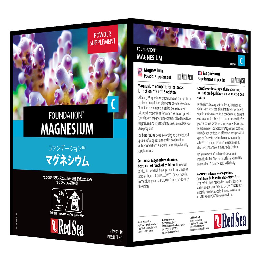 レッドシー　リーフファンデーションＣ　Ｍｇ　１ｋｇ　粉状　サンゴ　成長　骨格　ＣＲＣ10―35―45―20―00