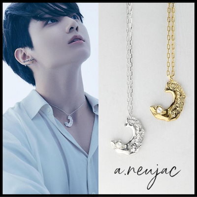 【a.neujac】The Pearl on the Sand necklace ★ ジョングク着用 a.neujac】 The Pearl 甘くて新鮮 on the Sand necklace [BTS
