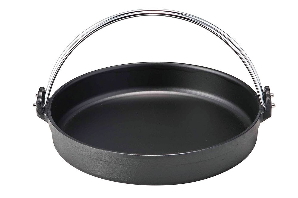 中部コーポレーション トキワ 鉄すきやき鍋 黒 ツル付 26cm SY-11