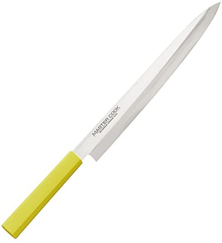 片岡製作所 マスターコック 抗菌カラー包丁 MCYK-270 柳刃包丁 27cm イエロー