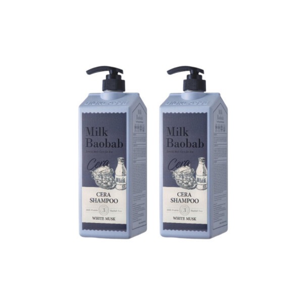 ミルクバオバブ セラシャンプー ホワイトムスク 1200ml 2個