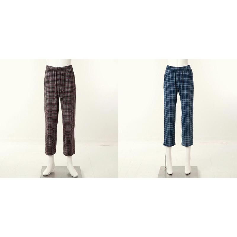 コートや起毛の細かい捺染男性女性室内着パンツVEP3969MNBSG