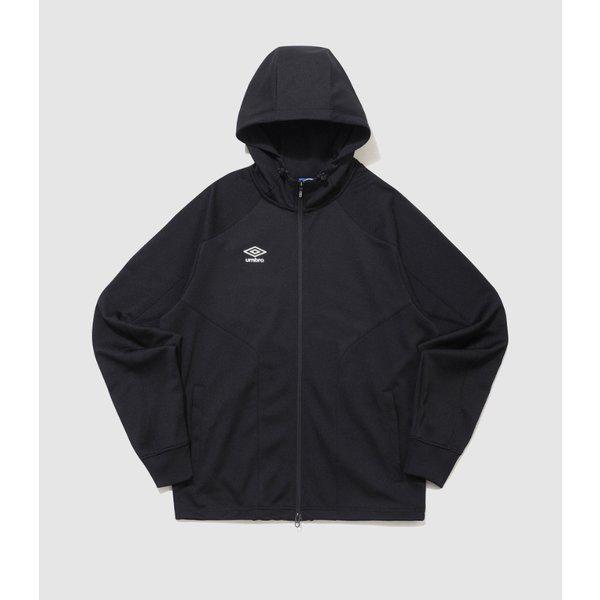 ニットフードジップアップ BB UQ121SFT11 BLK0 MGR0 WHT0