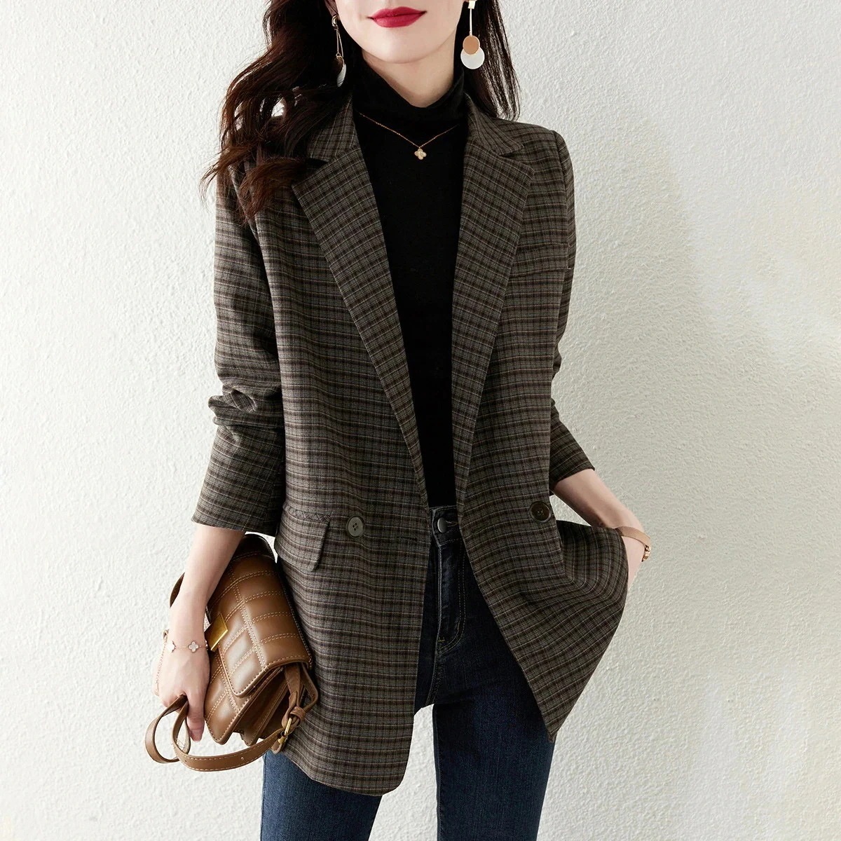 韓国ファッションテーラードジャケット レディース スーツジャケット 無地 ゆったり アウター フォーマル ジャケ 卒業式 スーツ 上品 通勤