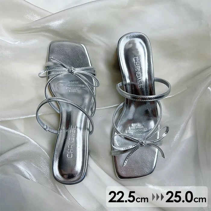 サンダル レディース ミュール ストラップサンダル かかとあり 夏 ベルト スクエアトウ チャンキーヒール 太ヒール 安定感 靴 女性 大人 美脚 シューズ シンプル dj061n1n1m6 5,250円