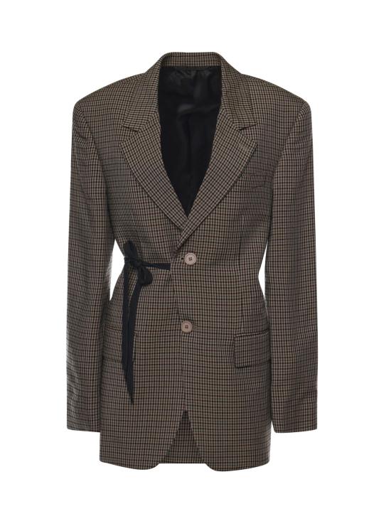 BALENCIAGA Women Suit Jackets 857365 TTO382866 Khaki brown