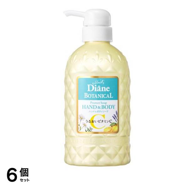 モイストダイアン ボタニカル ハンド&ボディソープ シトラス&ホワイトティーの香り 500mL (本体) 6個セット