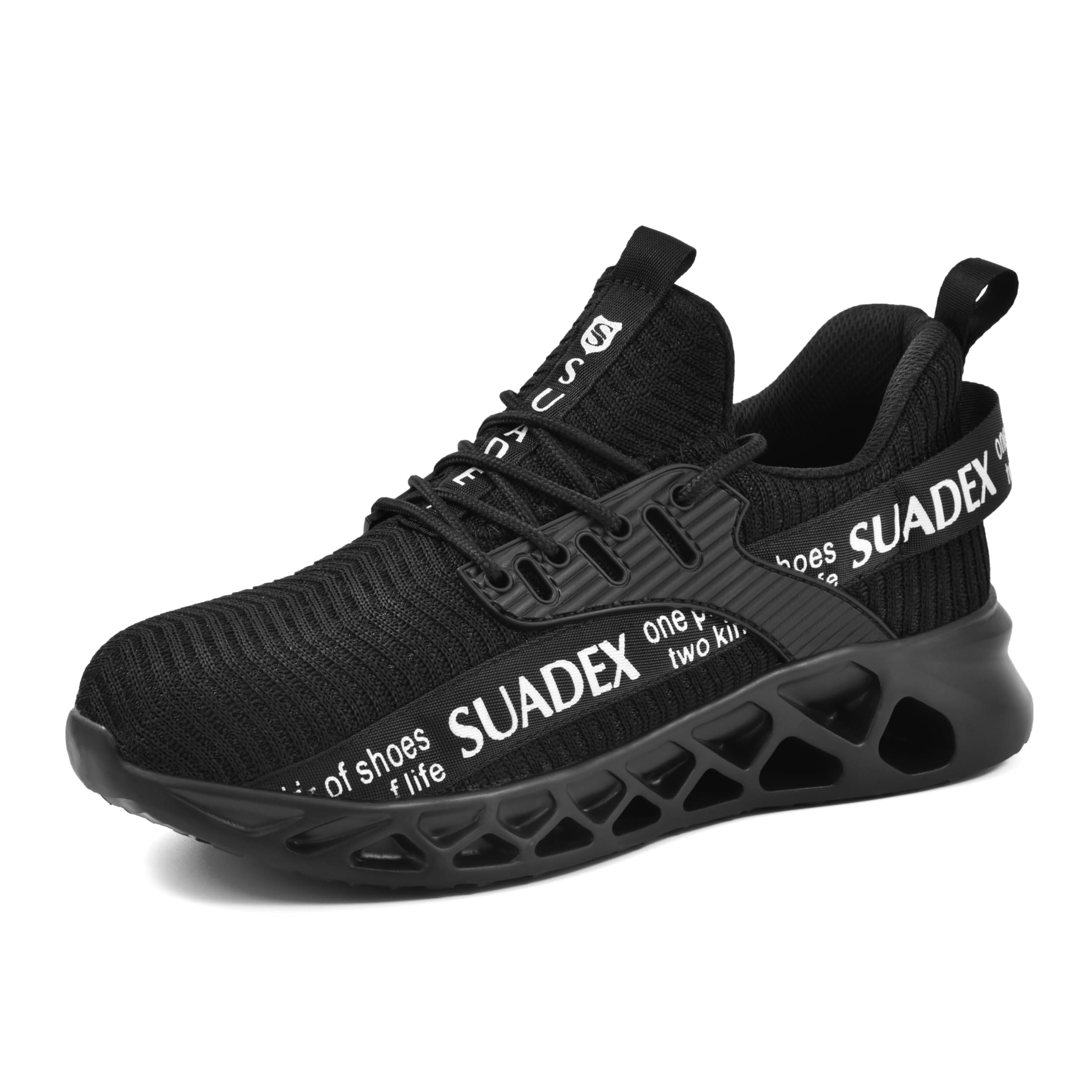 [SUADEX] 安全靴 作業靴 メンズ レディース あんぜん靴 鋼先芯 つま先保護 セーフティーシューズ 耐滑 耐摩耗 通気性 工事現場 ワークシューズ 釘踏み抜き防止