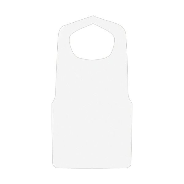 （まとめ）不織布エプロン 白 1パック（30枚） [x10セット]