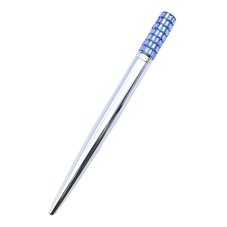 ボールペン LCT002 シルバー×ブルー 5647831レディース 女性 彼女 文房具 筆記具 プレゼント 卒業 入学 就職祝い