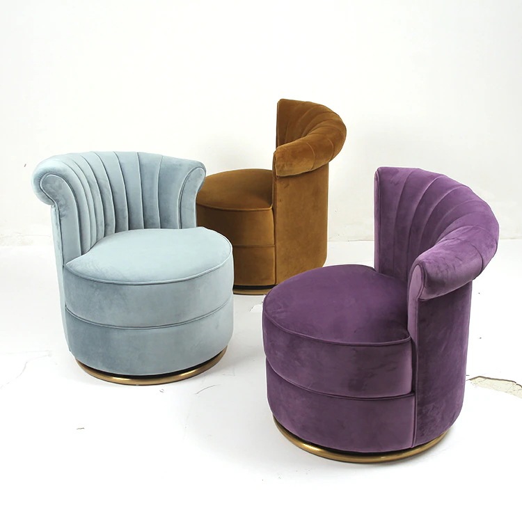 シンプルなシングルチェア　一人掛けソファ