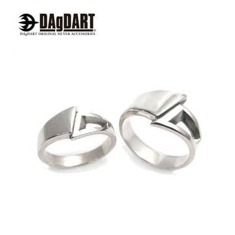 ダグダート DAgDART 刻印OK！ シンプルデザイン 指輪 ペアリング シルバー DR-223