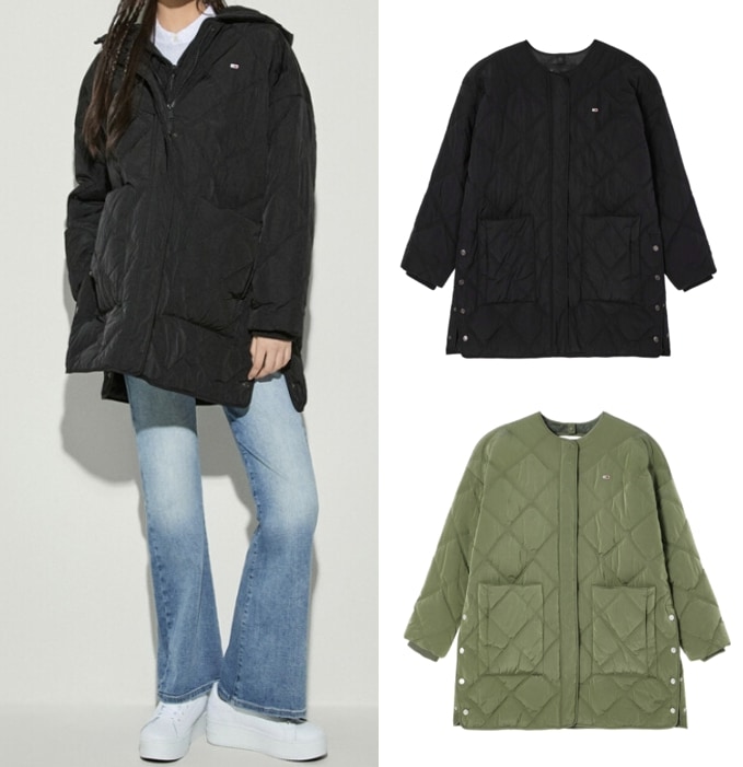 Long Quilting Jumper (T32E6WJC21TWL1)