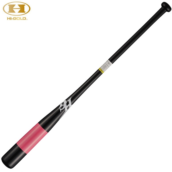 ハイゴールド Hi-GOLD KB-84H 木製フィンガーノックバット ブラック ピンク 84cm KB84H