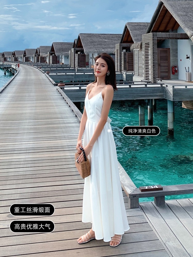 テラコッタカラーミモレ丈 ブライズメイドドレス(M-0025)