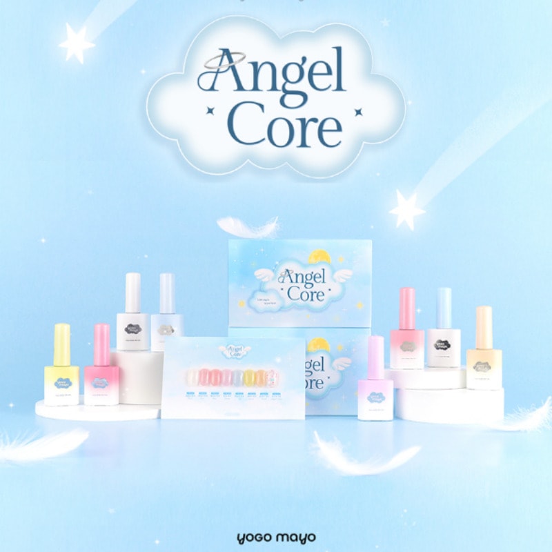 yogo mayo / Angel Core 8 set / Reflective Glitter Gel/Nail