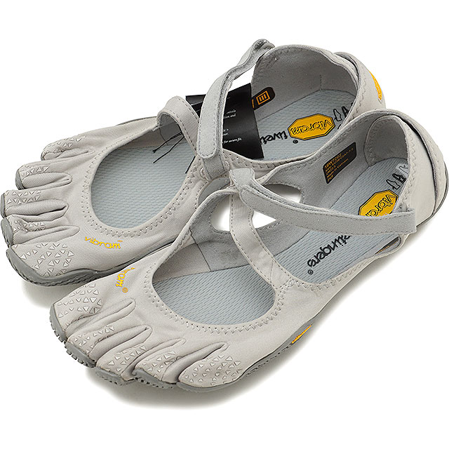 ビブラムファイブフィンガーズ Vibram FiveFingers 5本指シューズ ジムトレーニング V-SOUL [18W7202] レディース フィットネス ワークアウト SILVER グレー系