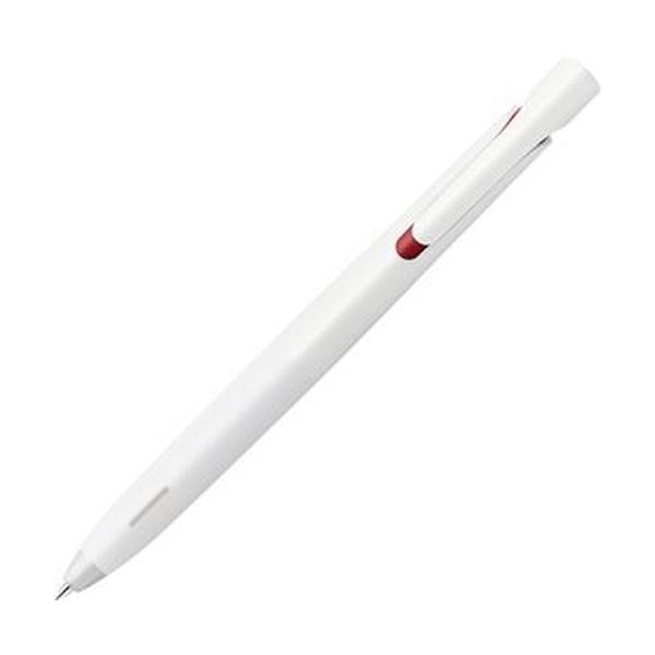 （まとめ）ゼブラ 油性ボールペン ブレン 0.5mm 赤（軸色：白）BAS88-R 1本(50セット)