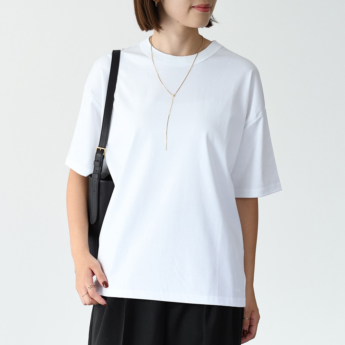 APC アーペーセー トップス Jill Loose fit Tシャツ COGAD F26182 レディース WHITE ホワイト 白 半袖 春 夏 ギフト おすすめ