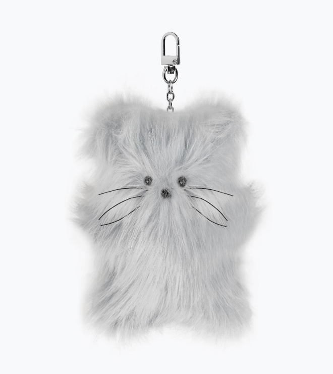 [Nice Weather] (4次再入荷) CAT KEY RING キーホルダー(LIGHT GREY)