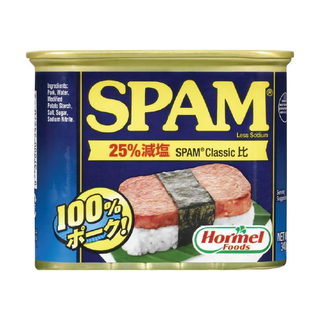 沖縄ホーメル スパム 減塩 340g × 24個（1ケース）
