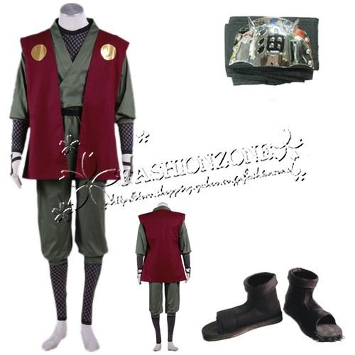 ナルト NARUTO 風 自来也 コスプレ衣装 靴 大人子供用サイズ コスチューム 演出服 アニメ ゲーム ハロウィン cosplay 変装