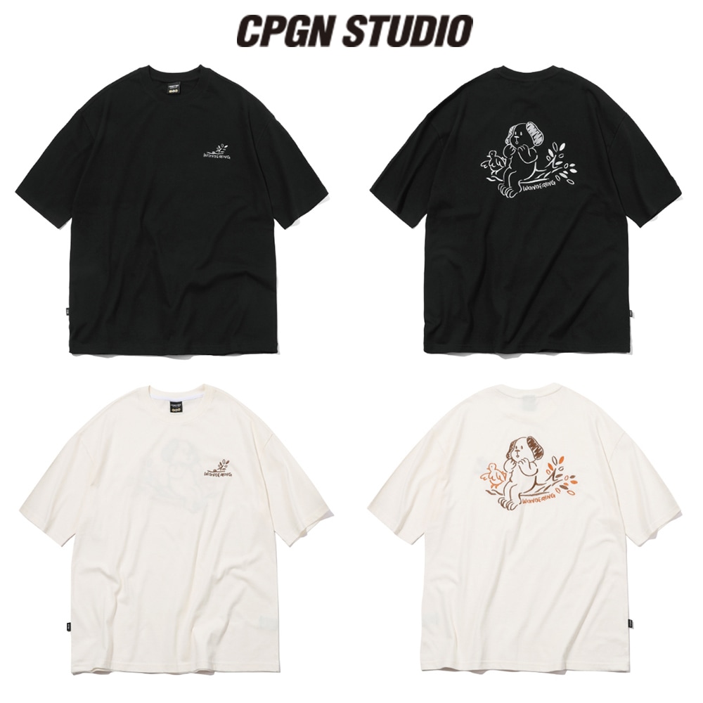 【CPGN STUDIO】 Wondering Embroidery Short Sleeve Tee