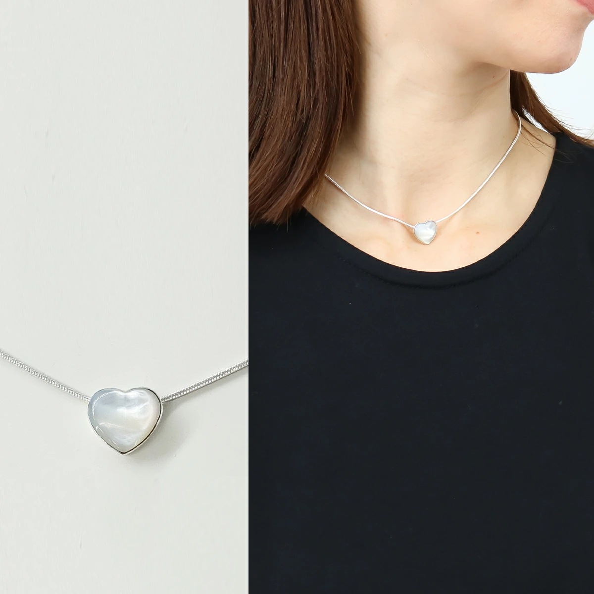 パールハートネックレス 628 アクセサリー シルバー925 プレゼント ギフト アクセサリー