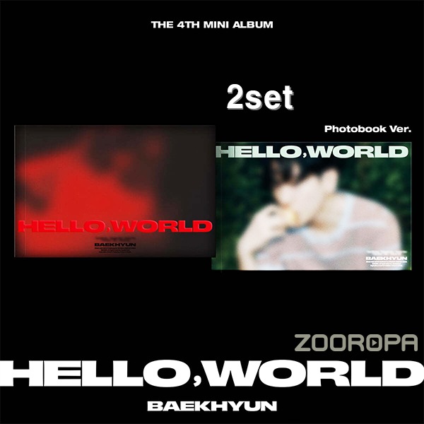 [PHOTOBOOK VER/2종세트] 백현 BAEKHYUN Hello World 미니앨범 4집