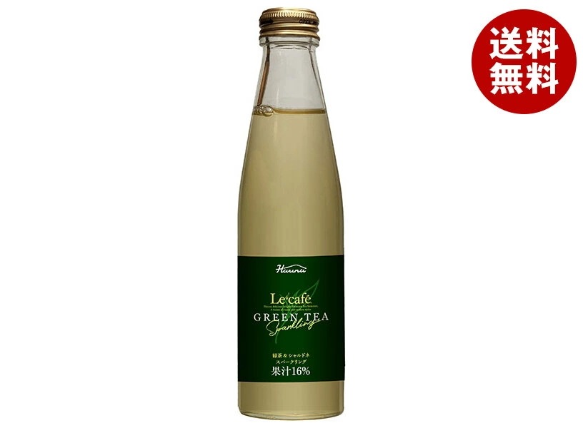 HARUNA(ハルナ) ルカフェ 緑茶 スパークリング 200ml瓶×24本入