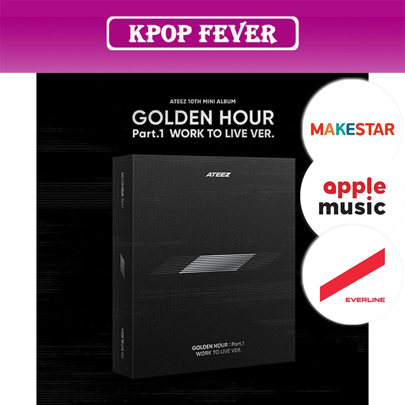 [online特典] ATEEZ [GOLDEN HOUR Part.1] (WORK TO LIVE VER.) 10th Mini Album