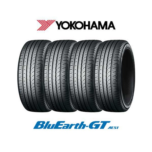 4本セット ヨコハマ BlueEarth ブルーアース GT AE51 225/45R17 94W XL タイヤ単品 メーカー直送