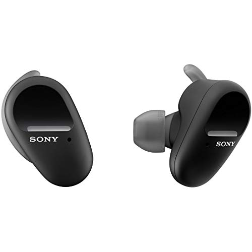 ソニー 完全ワイヤレスノイズキャンセリングイヤホン WF-SP800N : Bluetooth対応 左右分離型 防水仕様 2020年モデル 360 Reality Audio認定モデル ブラック WF