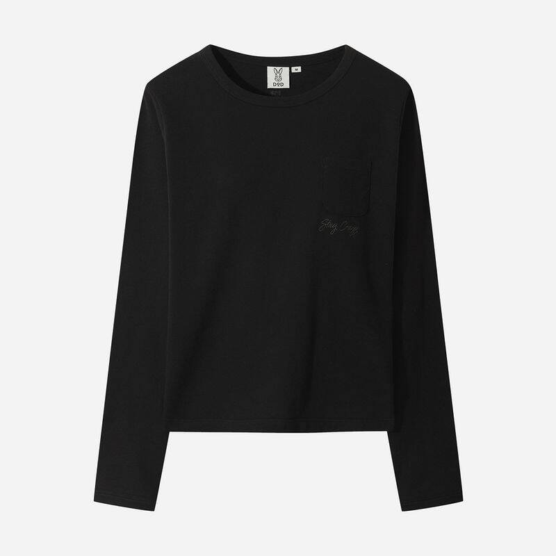 DOD エッセンシャル ポケット ロングTシャツ レディース(BLACK) A5322SRL03BLK 404729