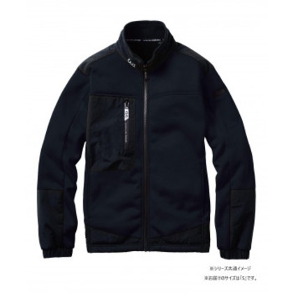桑和 8524-00 防寒ブルゾン(ストレッチ.裏ボア) Sサイズ ブラック(4) G.G.