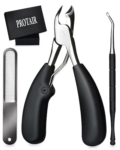 他サイト： PROTAIR 爪切り ニッパー 巻き爪 硬い爪 ゾンデ/爪やすり付き ステンレス鋼 シルバーの商品画像