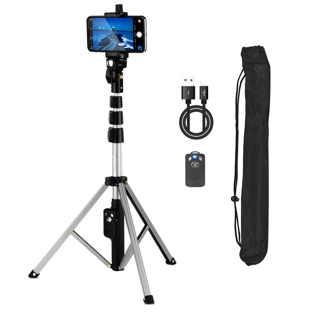 （TF018）セルルミハイエンド2in1のBluetooth三脚自撮り棒130cm +リモコン/韓国 4,514円