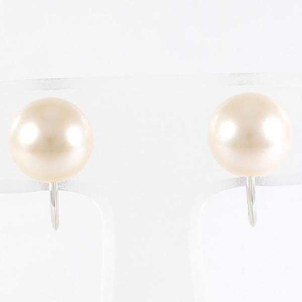 PT850 プラチナ イヤリング パール 総重量約3.7g ジュエリー 中古