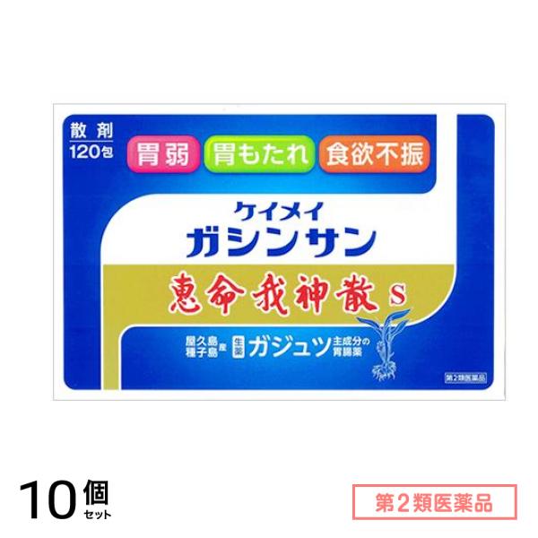第２類医薬品 恵命我神散 S 散剤タイプ 120包 10個セット