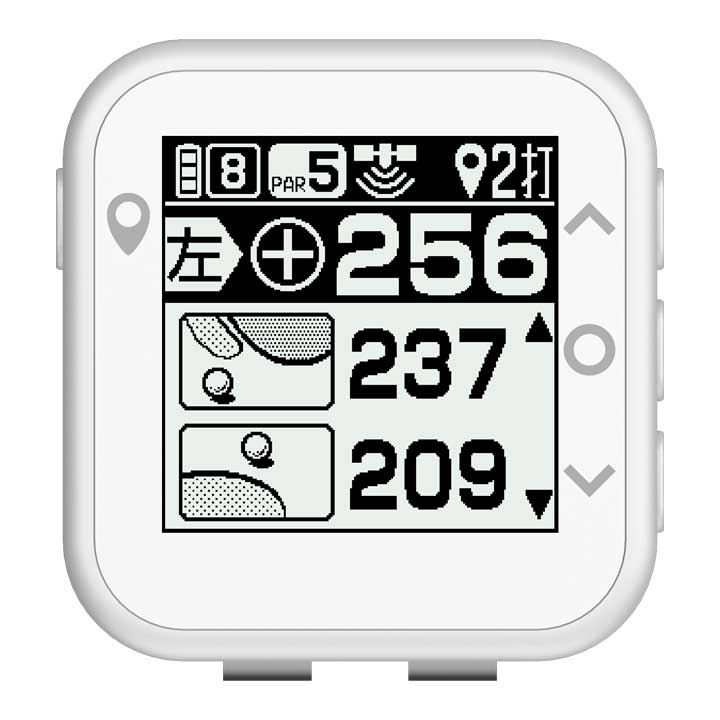 YGN1000　ゴルフナビ シンプル コンパクト 軽量モデル GPS キャップ装着可 グリーン傾斜測定 正規品
