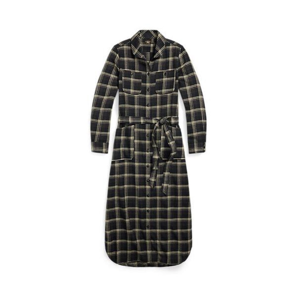 RRL チェック柄ジャスパーツイルシャツドレス (WMRDRSN6820043101) 38,979円